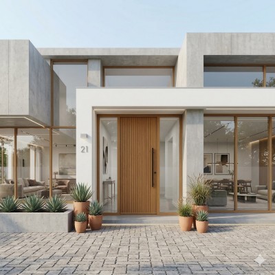 12V Panel Solid Timber Doors 40mm