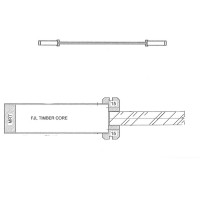 Double Glazed 1 LITE Clear Glass Solid Timber Doors