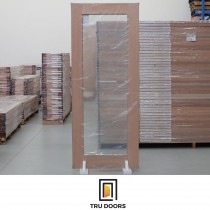 1 LITE CLEAR SAFET GLASS SOLID TIMBER FRENCH DOORS
